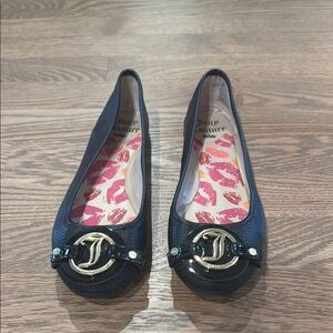 Juicy Couture Black Ballet Flats